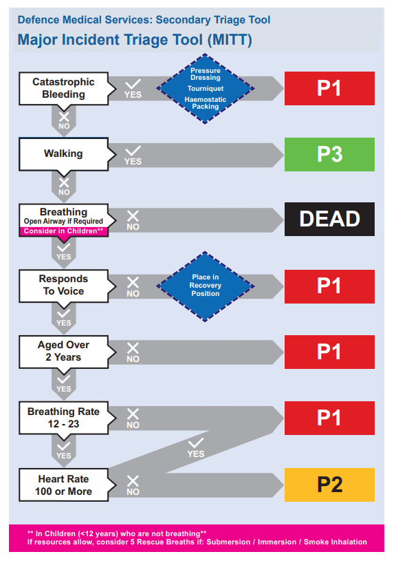 Major Incident Triage Tool (MITT) | Defence Medical Services